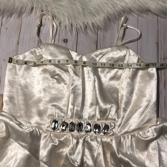 Isabel Toledo Ivory Peplum Dress size 16 NWT - Picture 5 of 12